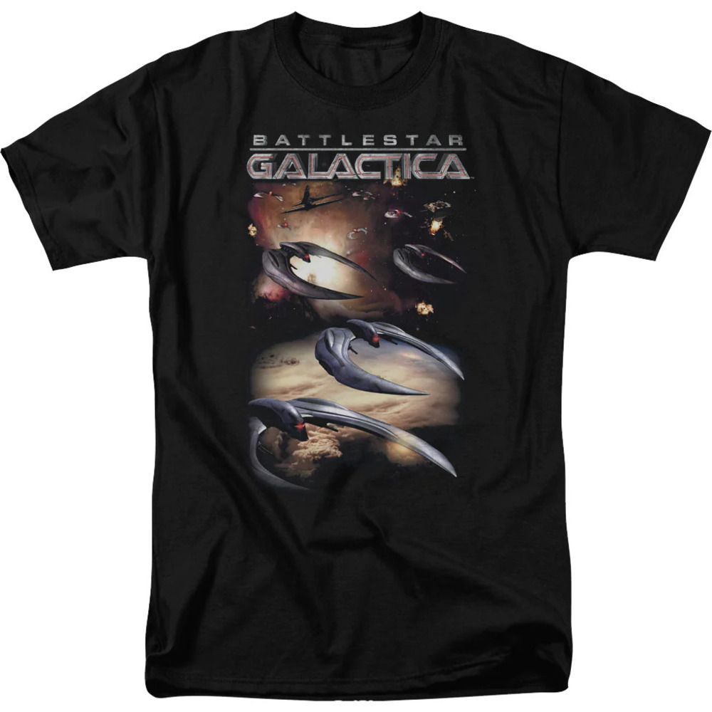 Cylons Attack Battlestar Galactica Tshirt